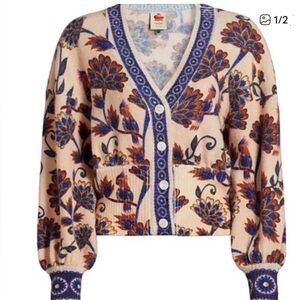 FARM Rio Anika Floral Cardigan